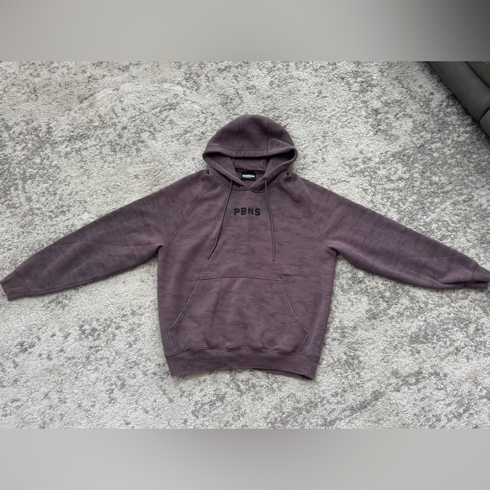 Alphalete PBNS Hoodie Men’s Medium Mauve Camo Heavyweight Fleece
